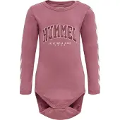 Hummel Rompertje/body 'Fast' rosa / wit