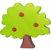 Gollnest & Kiesel Bos - Appelboom - 19X2X17Cm - Houten Figuur - Handgemaakt