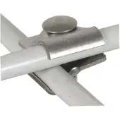 Dehn MV klem StSt Rd 16/16mm met spantkopschroef - 393069