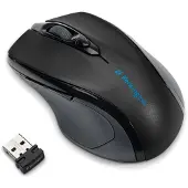 Pro-Fit Kensington Pro Fit Draadloze Muis - Ergonomisch Ontwerp - Inclusief Batterijen - Zwart