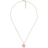 Orphelia 'Hazel' Dames 925 Sterling Zilveren Ketting met Hanger - Roze ZH-7082/1