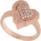 Orphelia Dames 925 Zilveren Ring - Roze ZR-7082/1