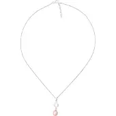 Orphelia 'Alma' Dames 925 Sterling Zilveren Ketting met Hangertje - Zilver ZH-7071