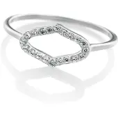 Orphelia 'Normandië' Dames 925 Sterling Zilveren Ring - Zilver ZR-7574
