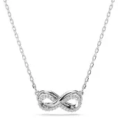 Swarovski 'Hyperbola' Dames Basis Metaal Ketting - Zilver 5687265