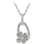 Orphelia Dames 925 Sterling Zilveren Ketting met Hanger - Zilver ZH-6020