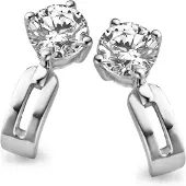 Orphelia Dames 925 Sterling Zilveren Stud Oorbellen - Zilver ZO-5142