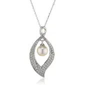 Orphelia Dames 925 Sterling Zilveren Ketting met Hangertje - Zilver ZH-4795