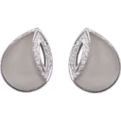 Orphelia Dames 925 Sterling Zilveren Oorbellen - Zilver ZO-5930