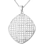 Orphelia 'Lilla' Dames 925 Sterling Zilver Ketting met Hanger - Zilver ZK-7190