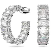 Swarovski Oorbellen 'Matrix' zilver