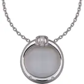 Orphelia Dames 925 Sterling Zilveren Ketting met Hanger - Zilver ZH-4561