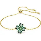 Swarovski Armband 'Idyllia' goud / groen