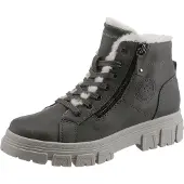 Tom Tailor Veterlaarsjes donkergrijs / offwhite