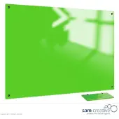 Sam Creative Whiteboard Glas Solid Lime Green 120x240 cm