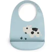 Done by Deer Slab met voedselopvanger - Siliconen kegel - Dotti - - OneSize - Slabbetjes