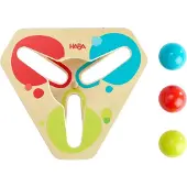 Haba knikkerbaan peuter - kleurrijke houten speelbaan speelgoed.