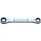 Stahlwille 41564246 25AN 13/16 X 15/16 RATSCHENRINGSCHLUESSEL Dubbele ringsleutelratelset Sleutelbreedte (inch) 13/16 - 15/16