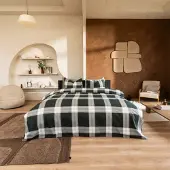 Kayori Magome Dekbedovertrek Flanel 200x200/220 Blauw
