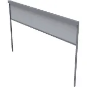 AVH-Collectie Riviera overkapping 4m screen antraciet