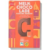 HEMA Chocoladeletter melk karamel zeezout C 135g