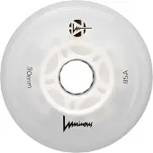 Luminous - 90mm LED 4-pack - Skate Wielen - Wit