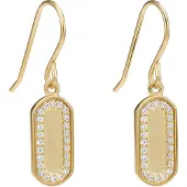 Orphelia 'Malaga' Dames 925 Sterling Zilveren Oorbellen - Goud ZO-7573/G