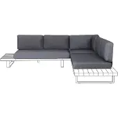 Beliani MYKONOS - Kussenhoezen - Grijs - Polyester