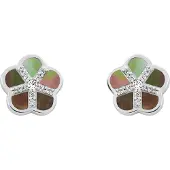 Orphelia 'Daisy' Dames 925 Sterling Zilveren Stud Oorbellen - Zilver ZO-7585