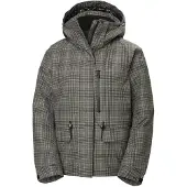 Helly Hansen Ski Jas Women Nora Insulated 2.0 Jacket Pebble Broxburn Plaid AOP-M