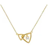 Orphelia 'Santorini' Dames 925 Sterling Zilveren Ketting - Goud ZK-7570/G