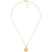 Orphelia Dames 925 Sterling Zilveren Ketting met Hanger - Goud ZH-6029/1