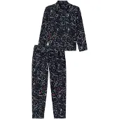 Schiesser Pyjama ' X-Mas Gifting Sets ' donkerblauw