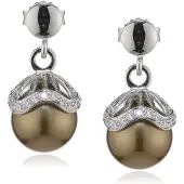 Orphelia Dames 925 Sterling Zilveren Drop Oorbellen - Zilver ZO-5028