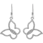 Orphelia Dames 925 Sterling Zilver Dangle Oorbellen - Zilver ZO-5265
