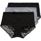 Ulla Popken Slip grijs / zwart