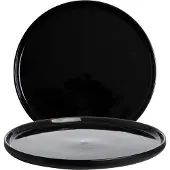 Gusta 6x TT Azur bord Ø26,5cm zwart, Bord, Zwart