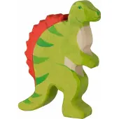 Holztiger Figurine - - Spinosaurus - Handgeschilderd hout - Europese productie - 11,5x2,3x12,5 cm
