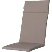 Madison Standenstoel hoge rug kussen 120x50 cm Panama taupe