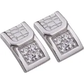 Orphelia Dames 925 Sterling Zilveren Stud Oorbellen - Zilver ZO-5902