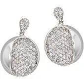 Orphelia Dames 925 Sterling Zilveren Dangle Oorbellen - Zilver ZO-5936