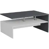 Vicco Amato Salontafel – 90 x 52.6 cm Antraciet/wit