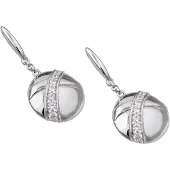 Orphelia Dames 925 Sterling Zilveren Oorbellen - Zilver ZO-5856