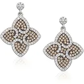 Orphelia Dames 925 Sterling Zilveren Oorbellen - Zilver ZO-5225