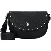 U.S. POLO ASSN. Schoudertas zwart / parelwit
