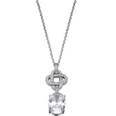 Orphelia Dames 925 Sterling Zilveren Ketting met Hanger - Zilver ZH-4558