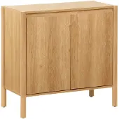 Sweeek Dressoir houteffect 2 deuren 80cm Naturel