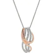Orphelia 'Elsia' Dames 925 Sterling Zilveren Ketting met Hangertje - Zilver ZH-7027