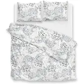 Zohome Zo Home Dekbedovertrek Flanel Eira - white 260x200/220cm