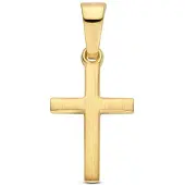 The Jewelry Collection 14K geelgoud hanger kruis 13 mm 4033126